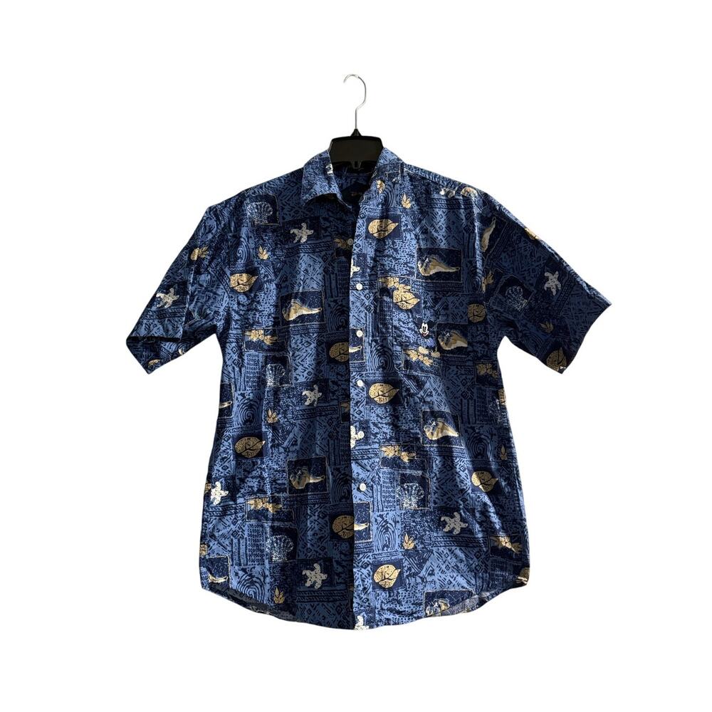 The Disney Store Disney Men's beach Graphic Print Button Down Shirt sz Medium